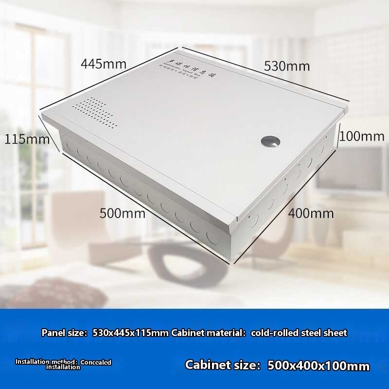 Multimedia weak current box, light and dark installation wiring box ...