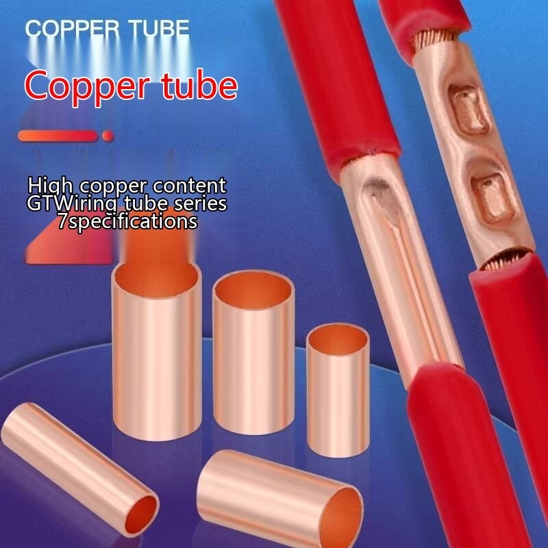 Crimping Copper Tube Wire Splicing Tool Terminal Connection Tube ...