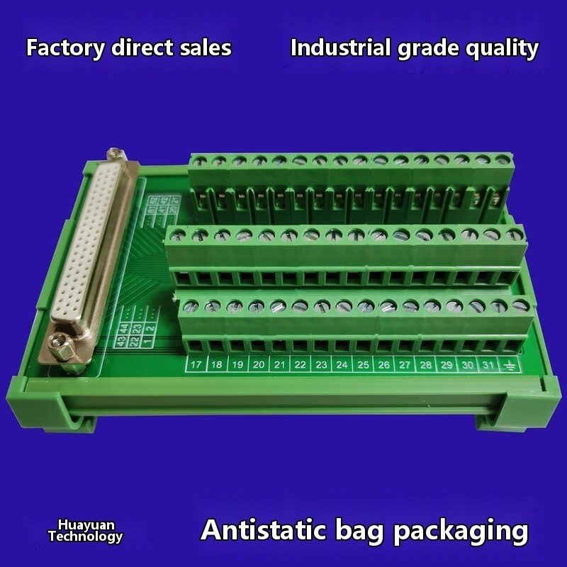 DB62 female adapter relay terminal block 62 core hole wiring board ADAM ...