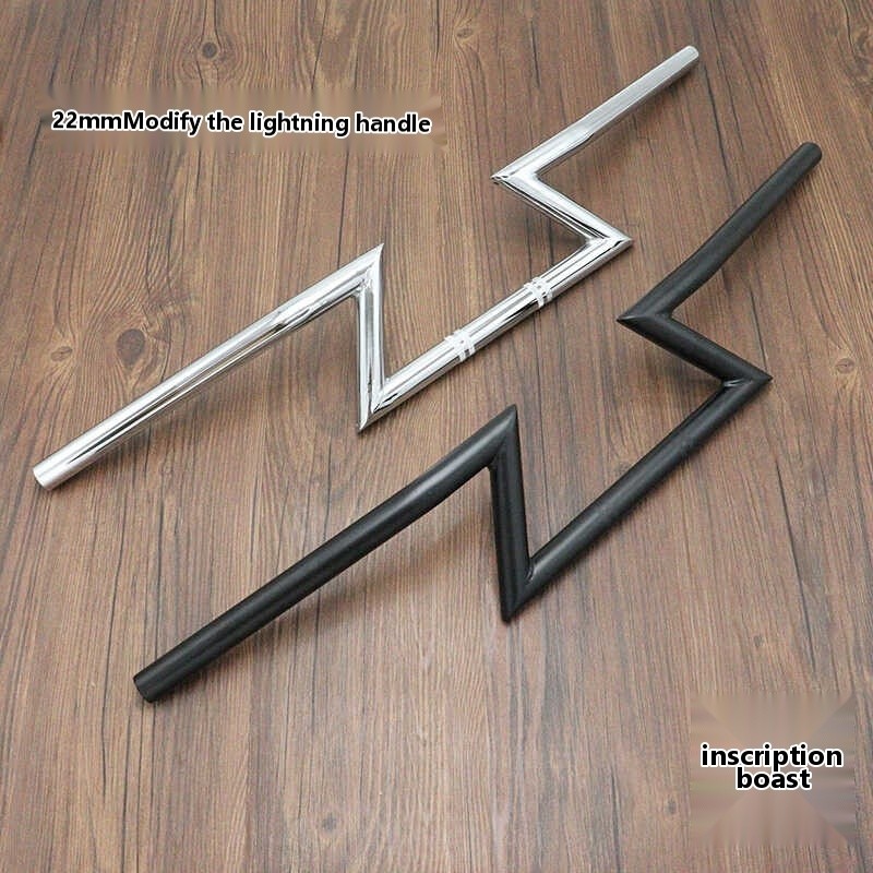 Motorcycle modification Z-shaped lightning car cruise crown prince 22mm ...