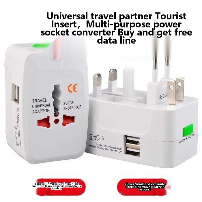 Universal conversion plug, travel abroad socket, universal single and ...