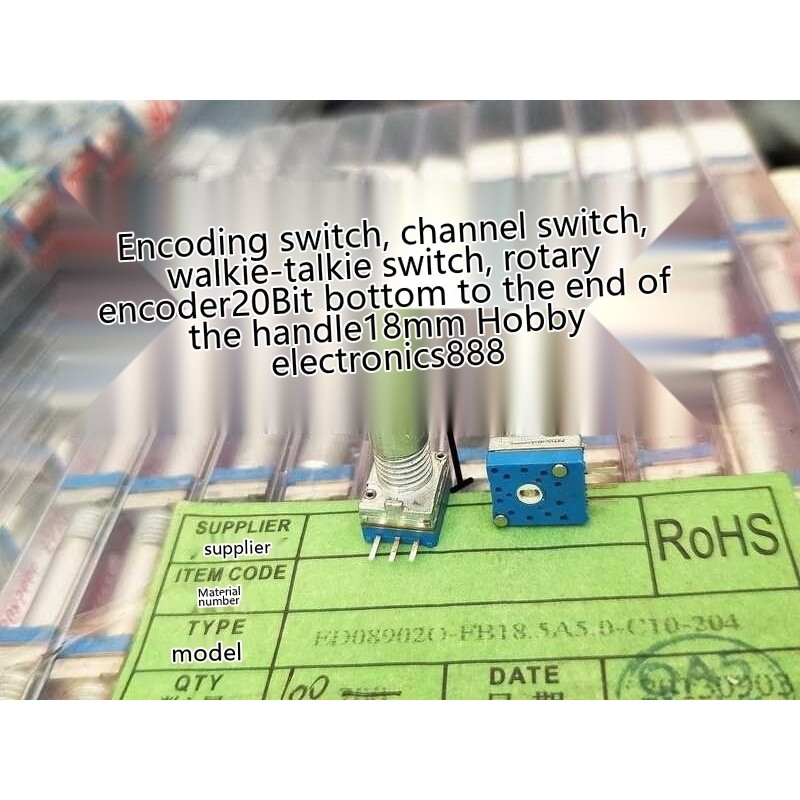 ED08 encoding channel walkie talkie switch, rotary encoder, 20 posisyon ...