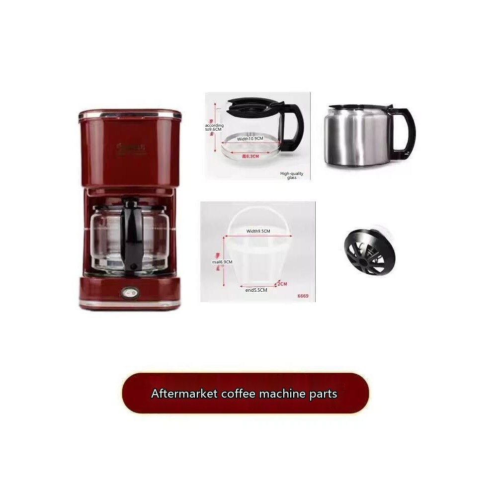 Simous SCM0001 0004 0005 Coffee Machine Accessories Glass Pot Filter ...