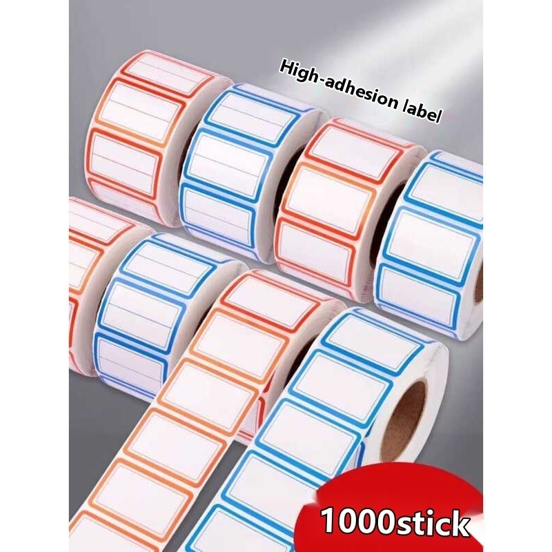 Label Adhesive Labels Tear-off Paper Name Self-Adhesive Price ...