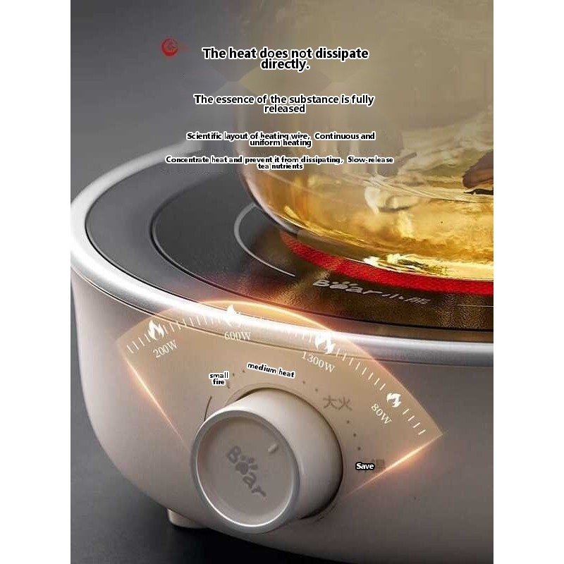 Lile Bear Elecric Ceramic Sove Tea Cooker Home New Small Mini Full ...