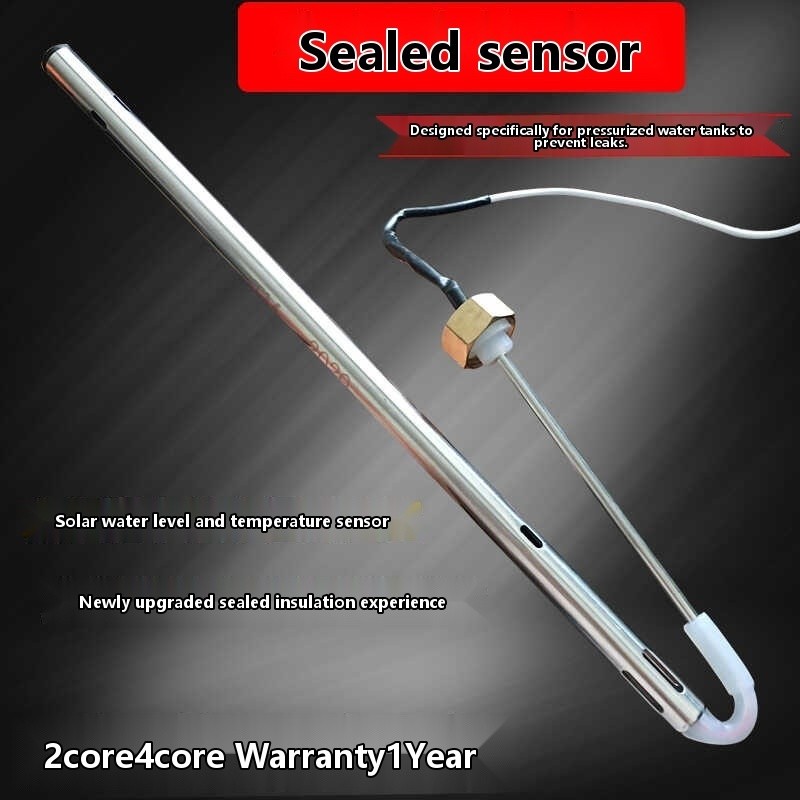 ♣ Solar Heater Sensor Side-Mounted Sealed Probe 2-Pin 4-Pin Level Water ...