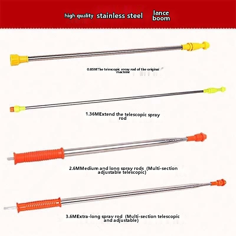 Thick and non-hot steel dosing telescopic rod electric spray | Shopee ...
