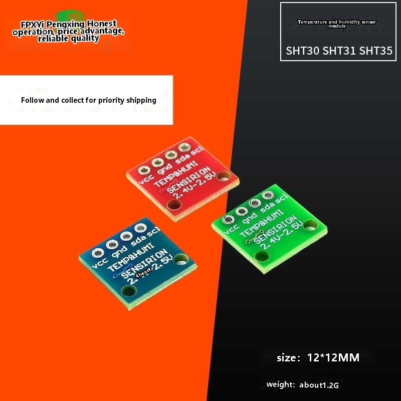 SHT30 SHT31 SHT35 Temperature and Humidity Sensor Module I2C ...