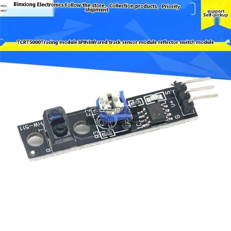 TCRT5000 Tracking Module 3PIN Infrared Track Sensor Module Reflector ...