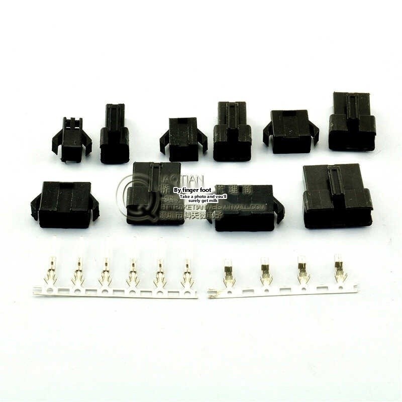 SM2.54 konektor 2.54MM male housing+male and female spring pair SM-2P ...