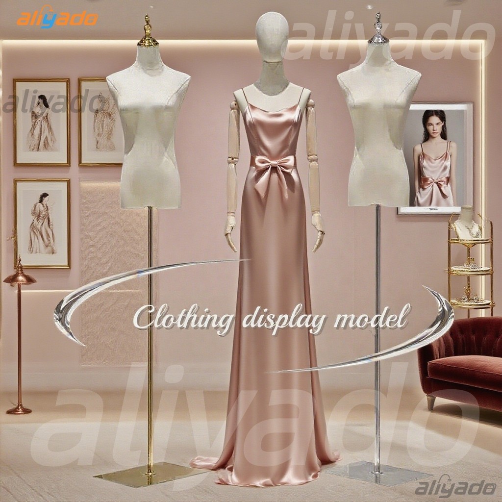 Women's clothing display rack with stable base Wedding dress display ...