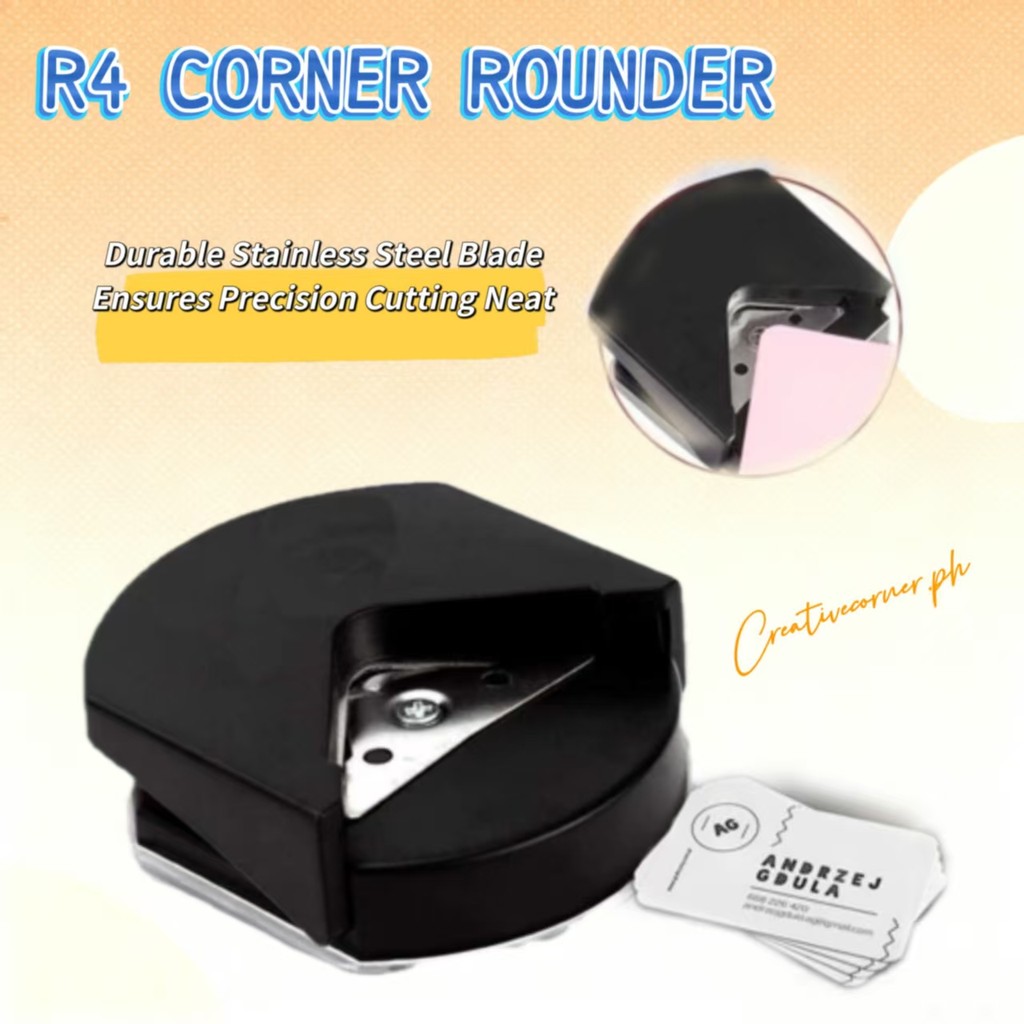R4 Corner Rounder Puncher Black Color. | Shopee Philippines