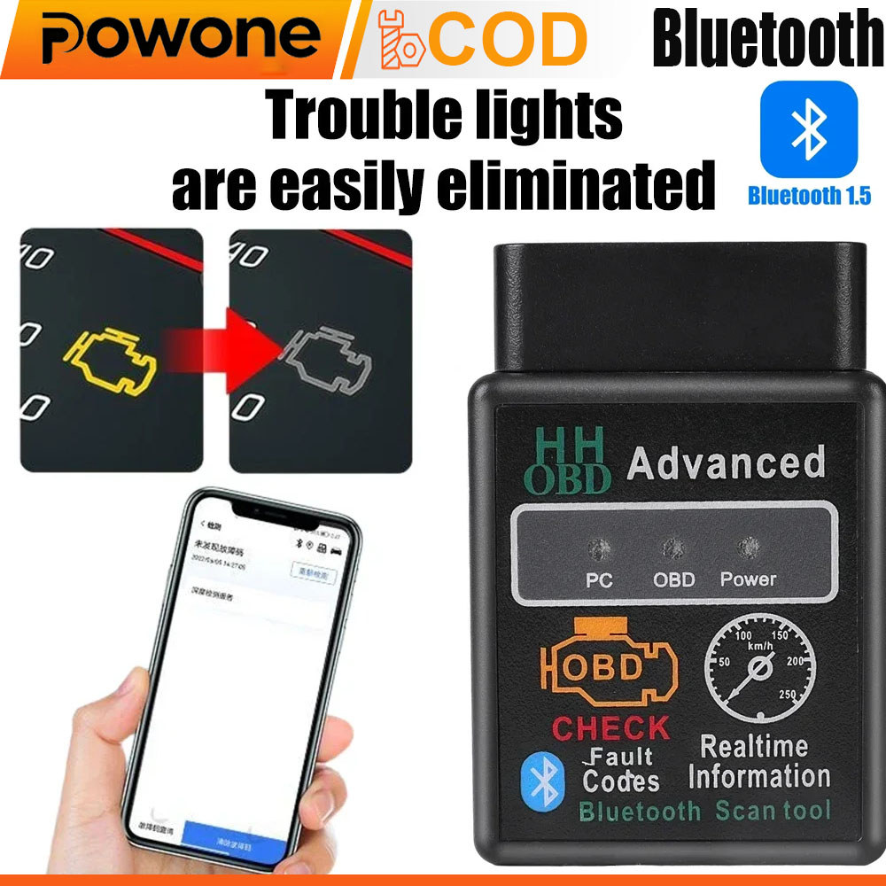 OBD mini ELM327 Bluetooth OBD2 V2.1 Auto Scanner OBDII 2 Car Tester ...