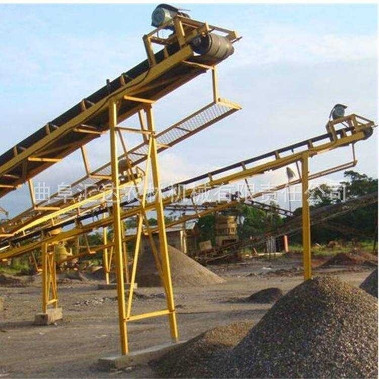 Adjustable lifting grain loading belt conveyor V-channel steel belt ...