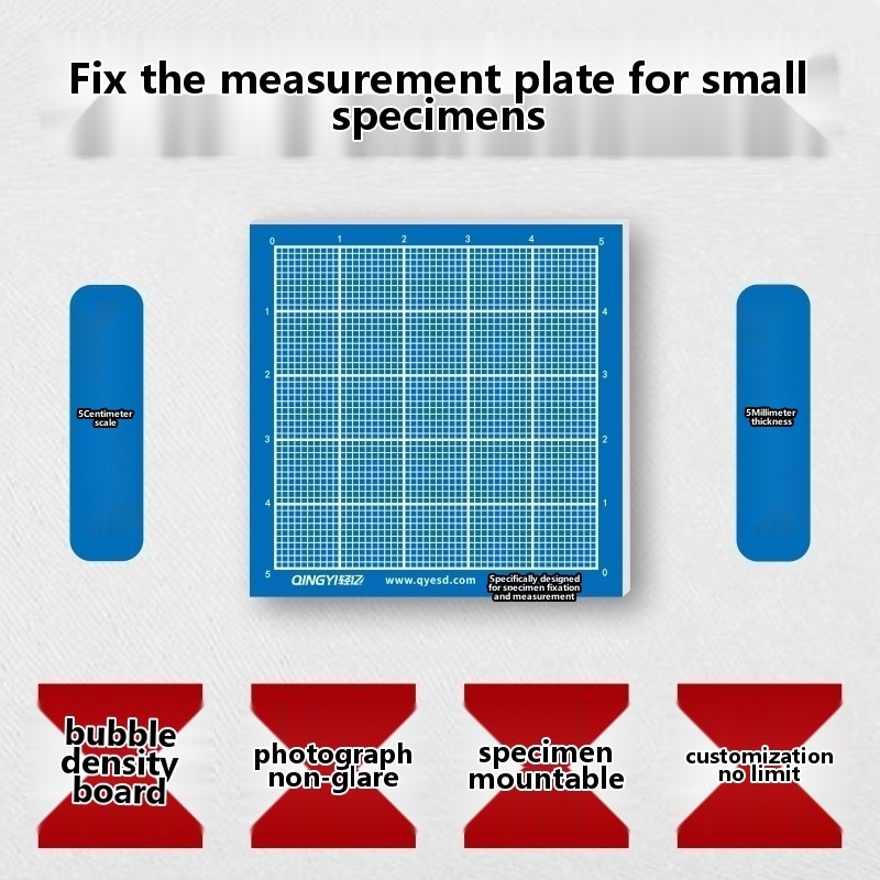 5X5cm medical ESD pathological tissue surgical specimen measuring ruler ...