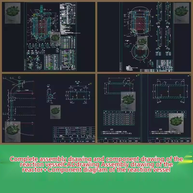 COD COD Reactor Full Assembly Diagram Parts Diagram CAD Drawing ...