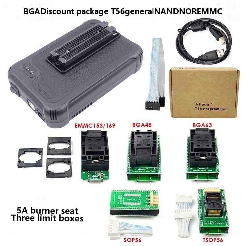 T56 Universal Set NAND NOR EMMC BGA Programmer BOIS Notebook ...
