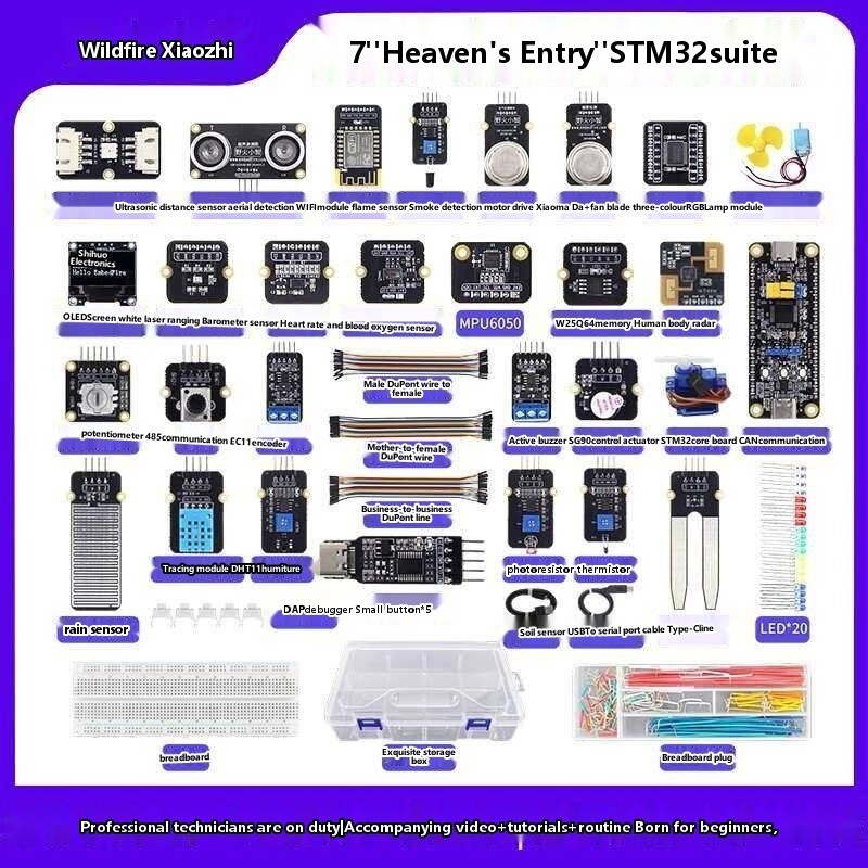 COD/Wildfire Xiaozhi 7-day Beginner STM32 Kit STM32F103C8T6 ...