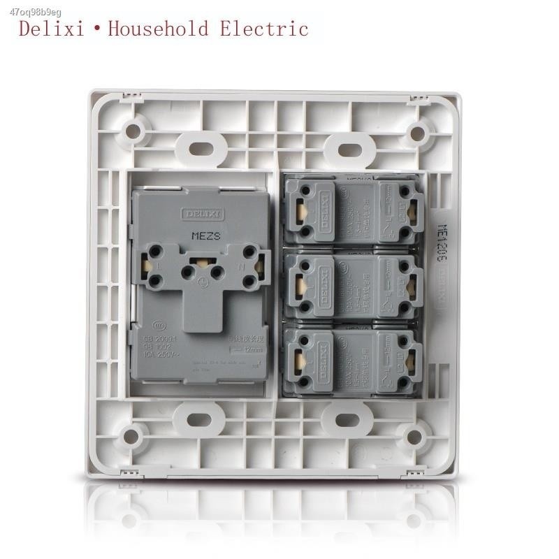 COD/Delixi 120 type switch socket three-open double-control with five ...