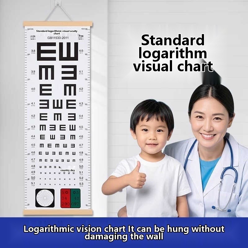 Global standard home vision chart for eye testing of children, 3-meter ...