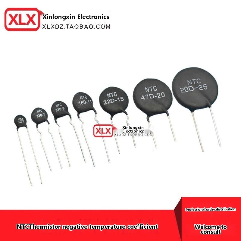 NTC Thermistor Negative Temperature Coefficient 22/30/33/47/50 D-5/7/9 ...