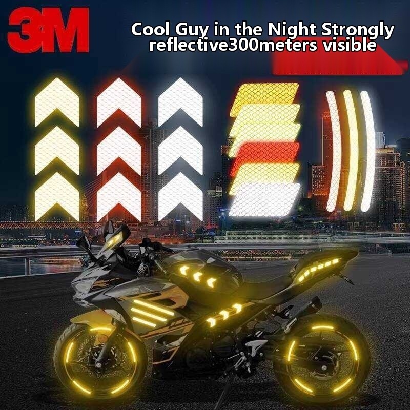 3M Arrow Reflective for Motorcycles, Electric Scooters, Battery Bikes ...