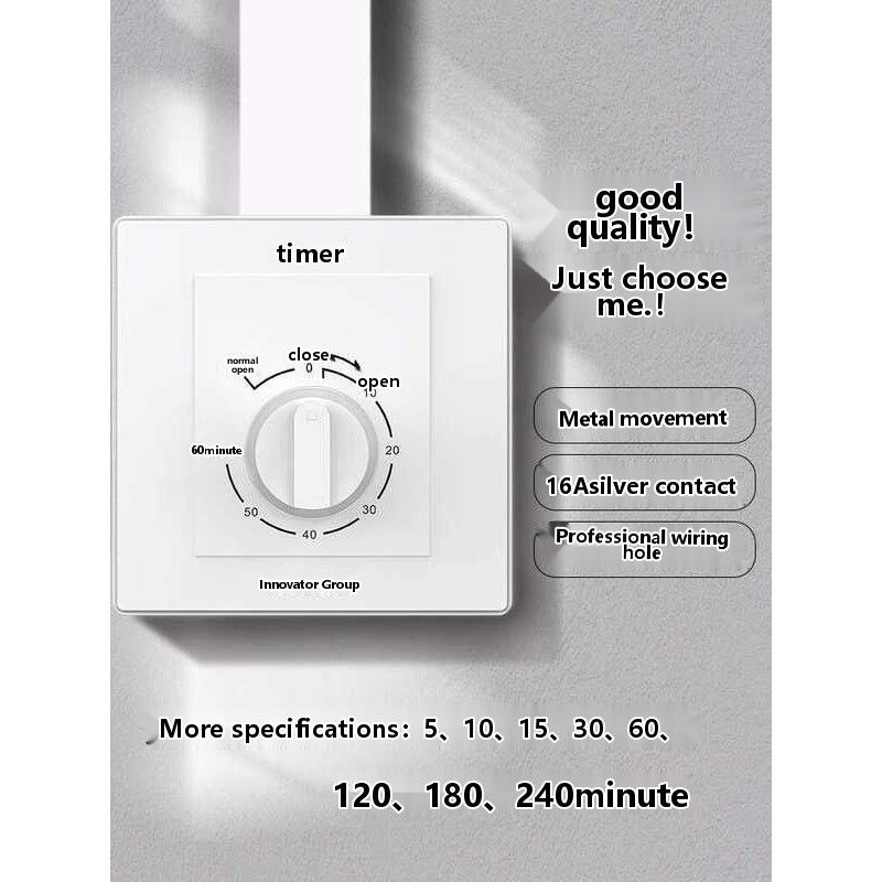 Time Control 86 Type Mechanical Countdown 220V Electric Vehicle Socket ...