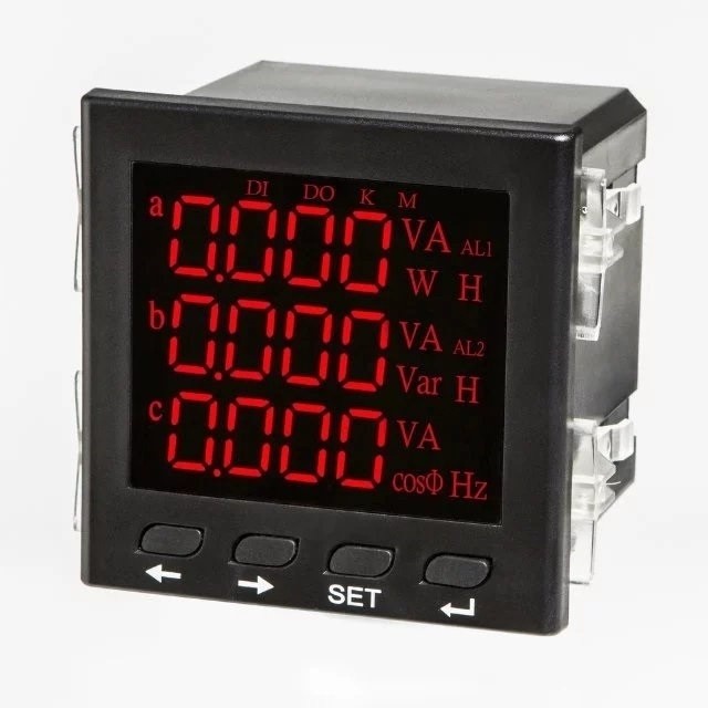 CODIntelligent digital display three-phase voltmeter 380 450V high ...