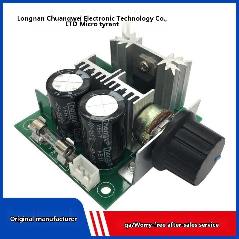 12-40V 10A PWM DC motor speed regulator, fan speed control switch ...