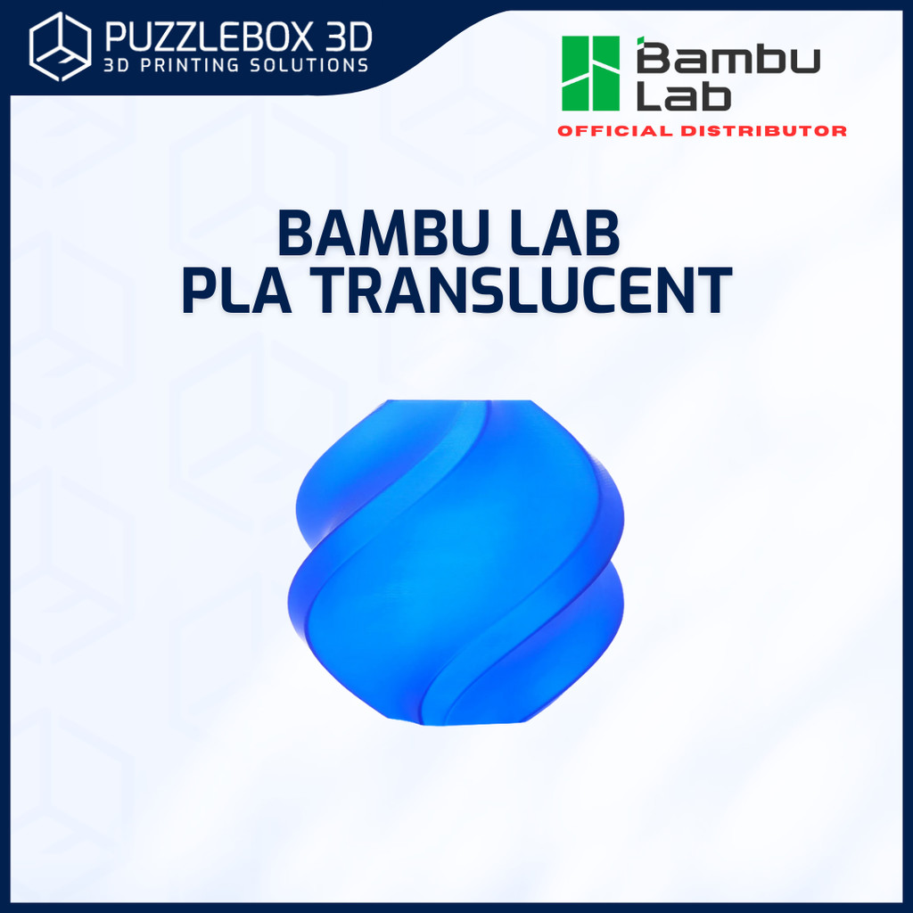 Bambu Lab Filaments PLA Translucent 1.75mm 1kg 3D Printing | Shopee ...