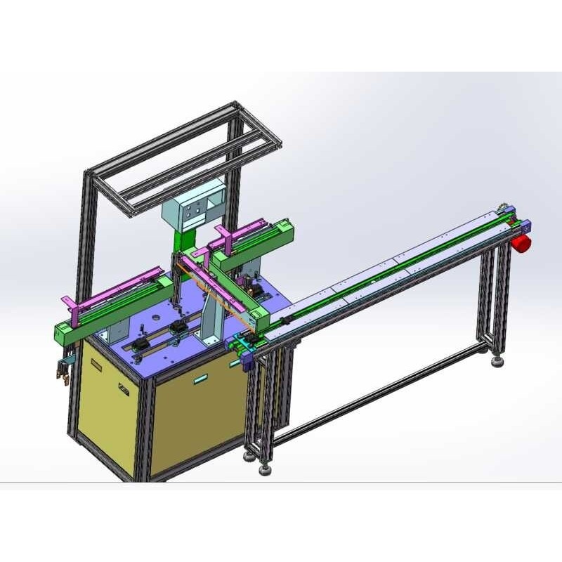 Automatic capping machine drawing 3D model CAD equipment SW machine ...