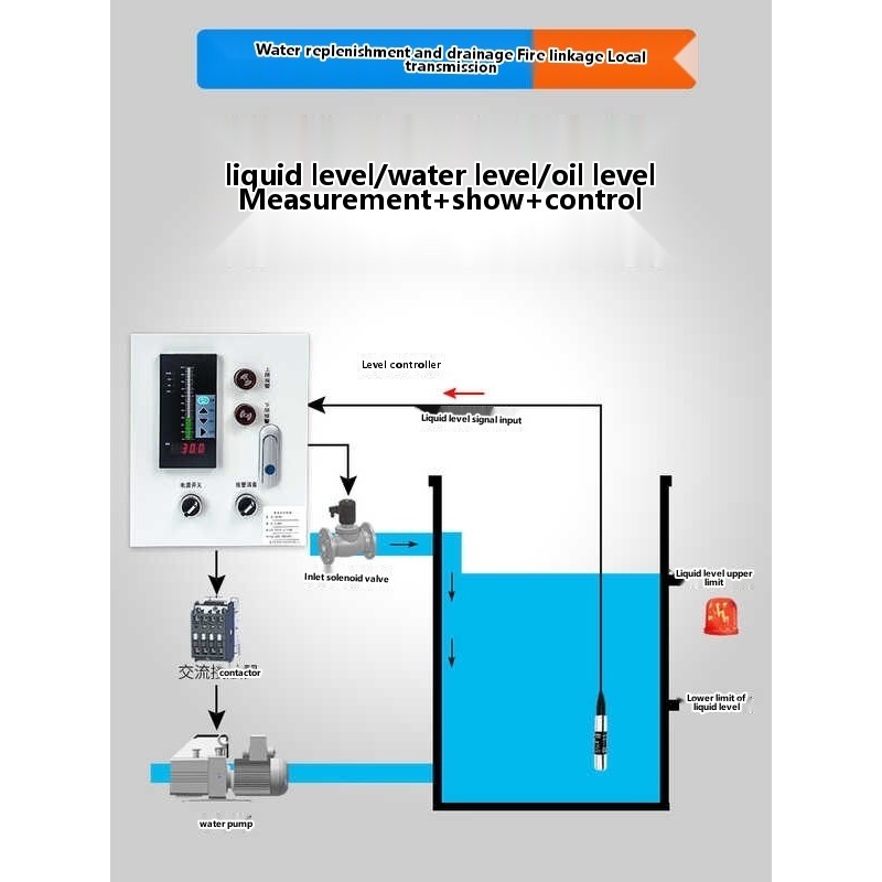 Indicator Controller Firefighting Water Tank Pool Submersible Liquid ...