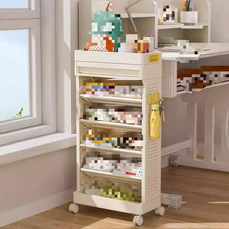 Mobile Multi-layer Classroom Desk Storage Rack for Books, Under Desk ...
