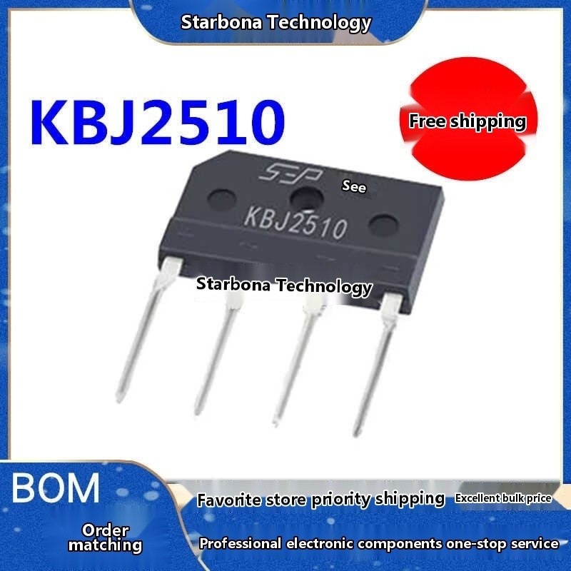 Brand new original rectifier bridge bridge stack flat bridge KBJ2510 ...
