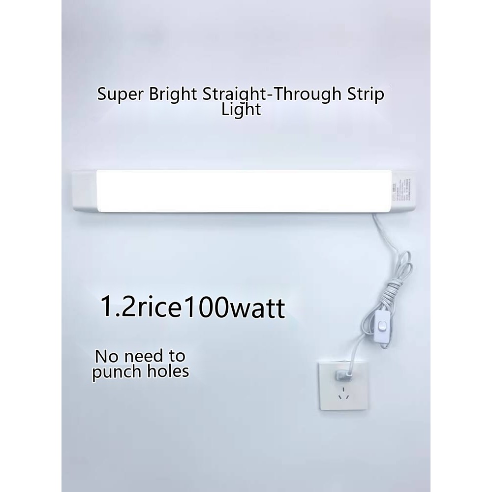 Direct Plug-in LED Lighting Tube No Drilling Wiring Installation Long ...