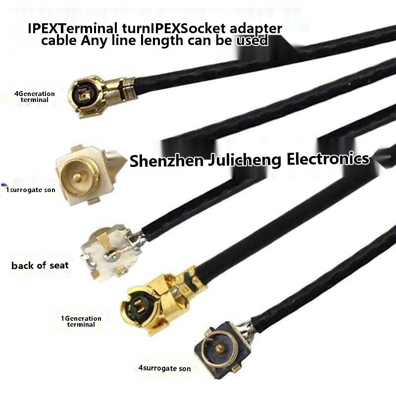 IPEX4 IPEX1 Adapter IPX Male to Female U.FL Network Card Module Antenna ...