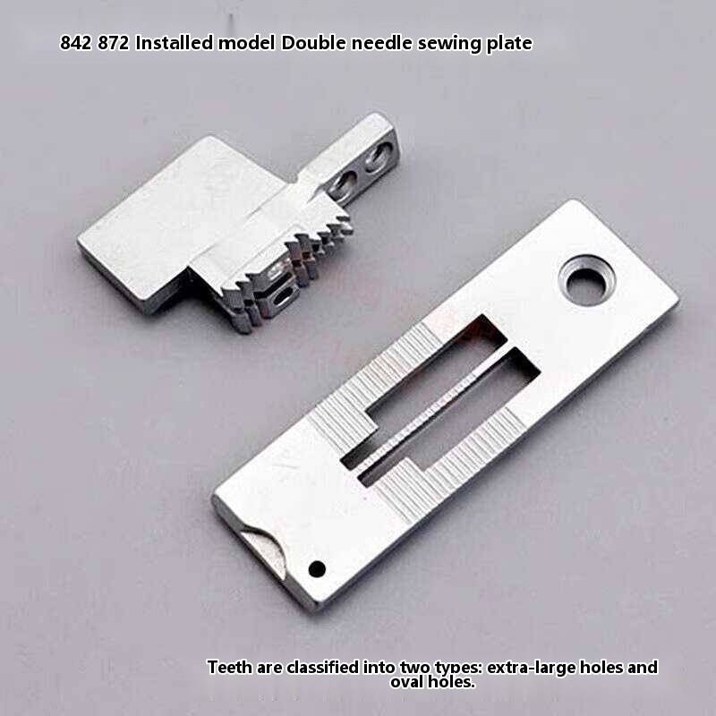 Installation Model Double 842 872 3168 White Needle Plate Large Hole ...