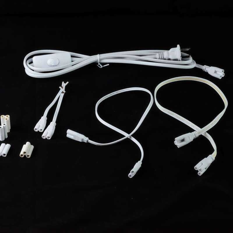 T4/T8/T5 Connector LED Tube Integrated Adapter Socket Fluorescent Light ...