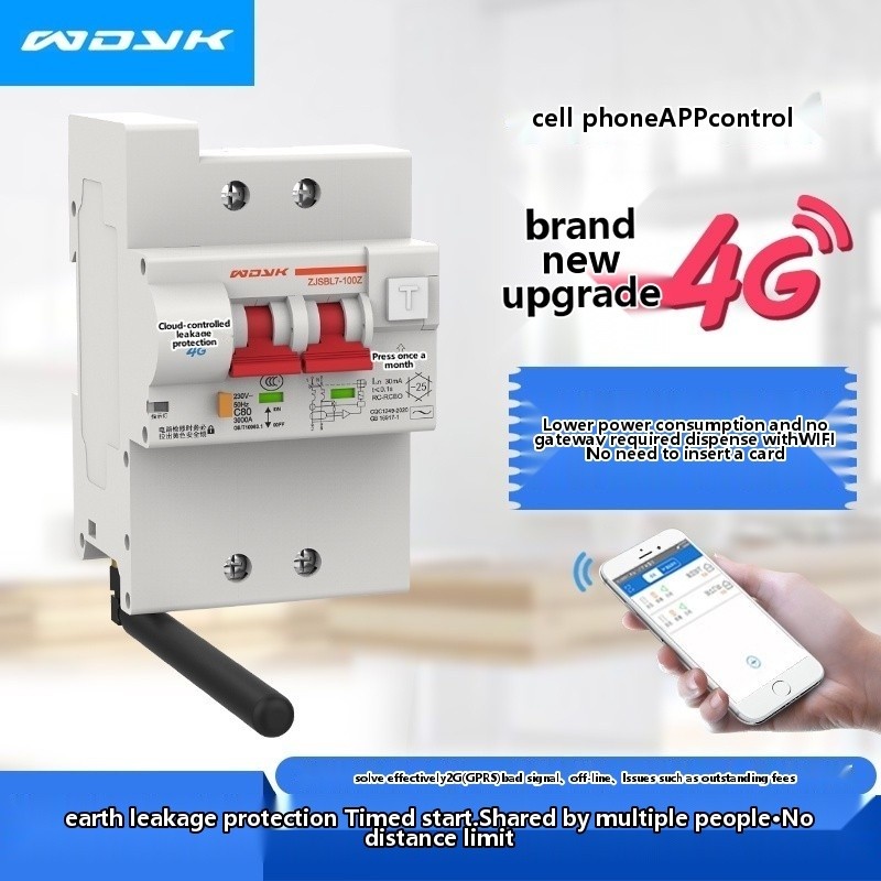 Inter-Industrial 4G Internet of Things Leakage Circuit Breaker Remote ...