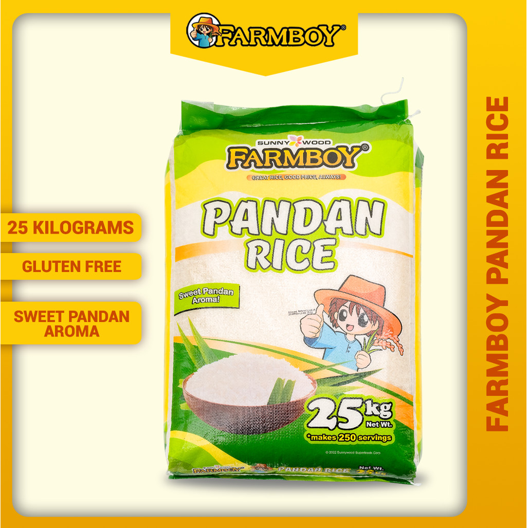 Farmboy Pandan Rice 25kg | Shopee Philippines