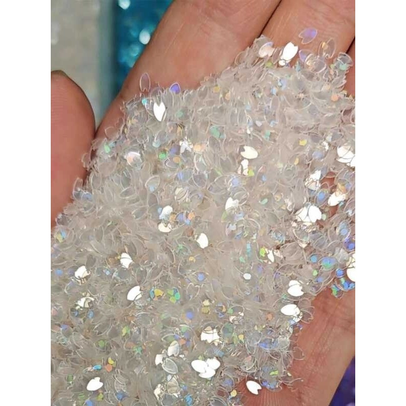 Pakatan material sand floating DIY, glitter PVC, transparent ice colour ...