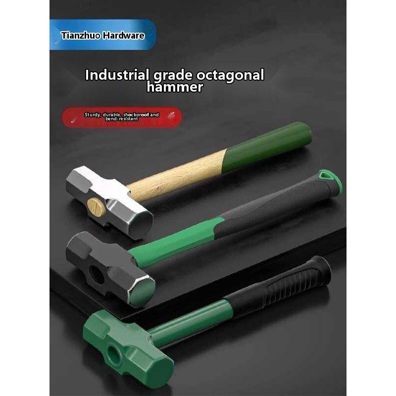 Octagonal Construction Tool Solid Joint Smashing Heavy Hand Integrated ...