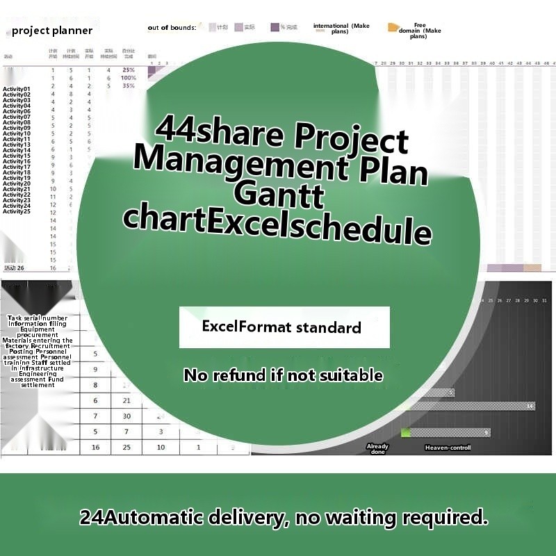 2025 Gantt Chart Excel Schedule Project Management Table Template ...