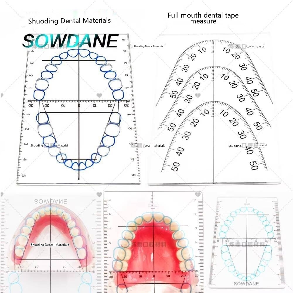 Dental Technology Tooth Alignment Ruler Full Mouth Model Analysis Full ...