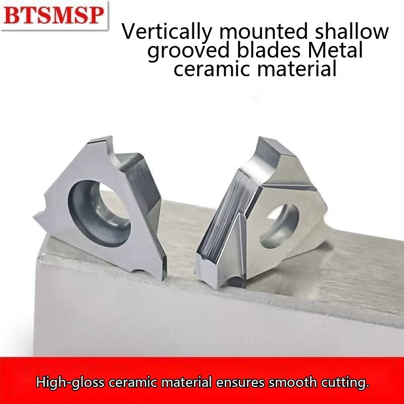Metal Ceramic Insert Triangular Vertical Mount Shallow Groove Insert ...