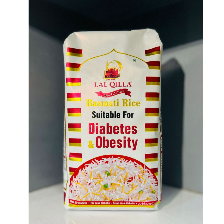 Lal Qilla Diabetic Care Rice 1kg – Low Glycemic Index Basmati Rice ...