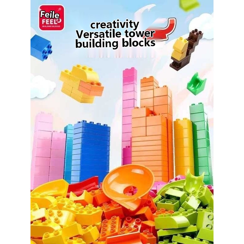 Maging malaking particle bulk DIY batang slide assembly puzzle laruan ...