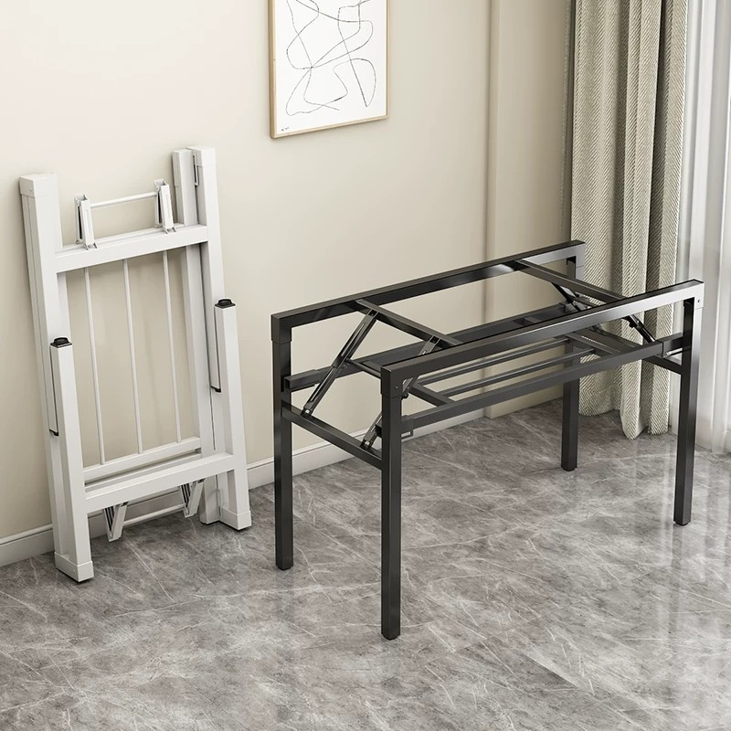 Folding Table Frame Long Table Double Layer Table Frame Iron Frame ...