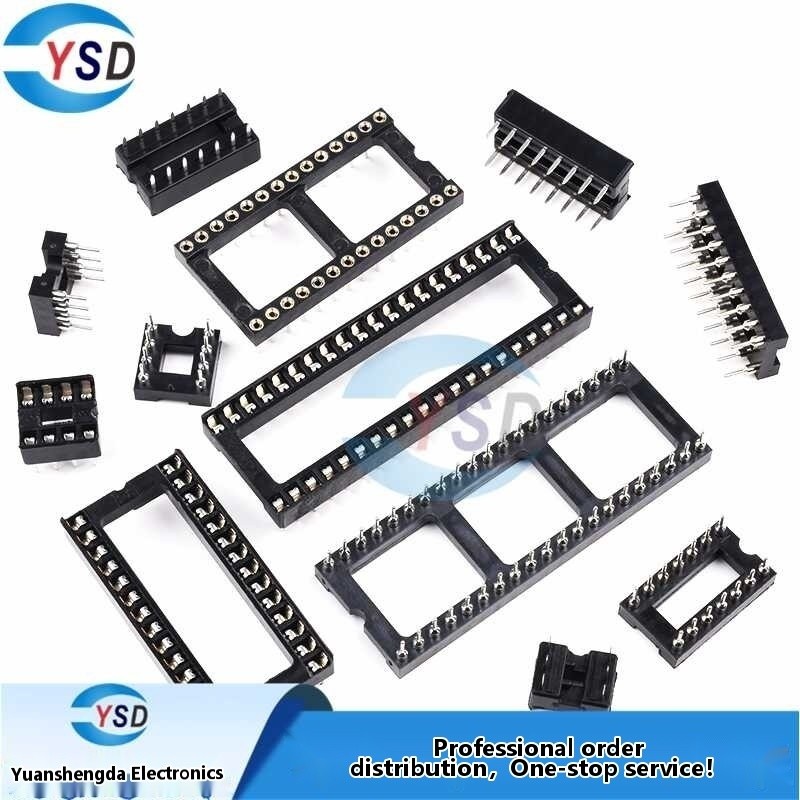 IC socket integrated block microcontroller direct insertion DIP chip ...