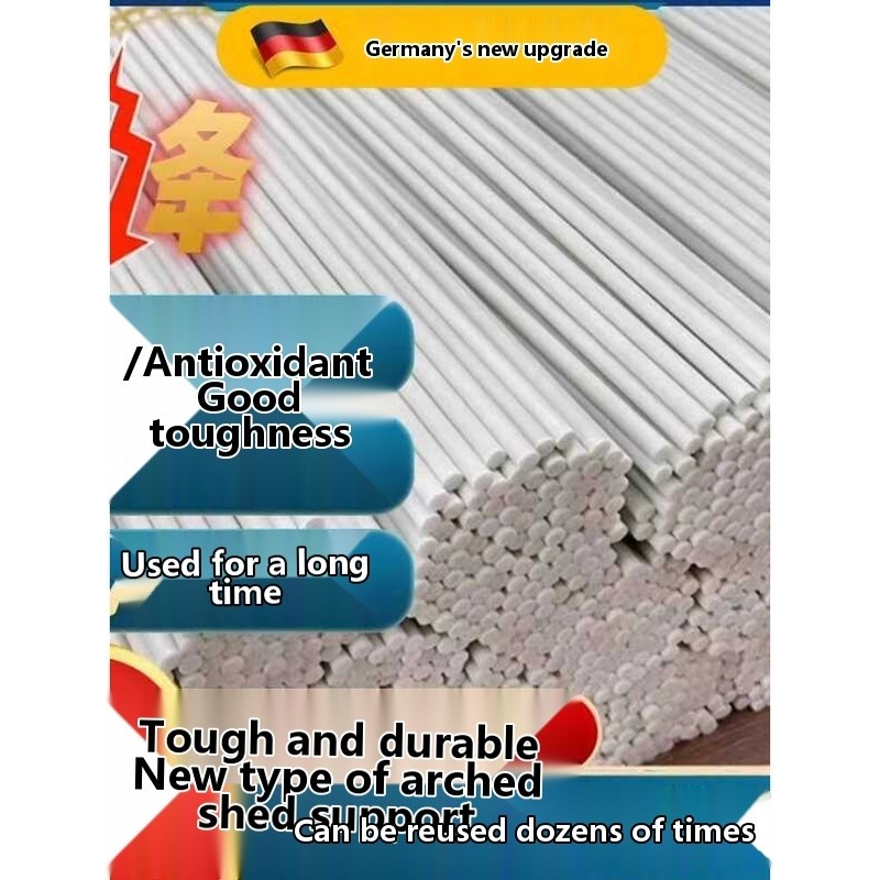 Greenhouse Frame New Support Ground Film Vegetable Rod Fiberglass ...